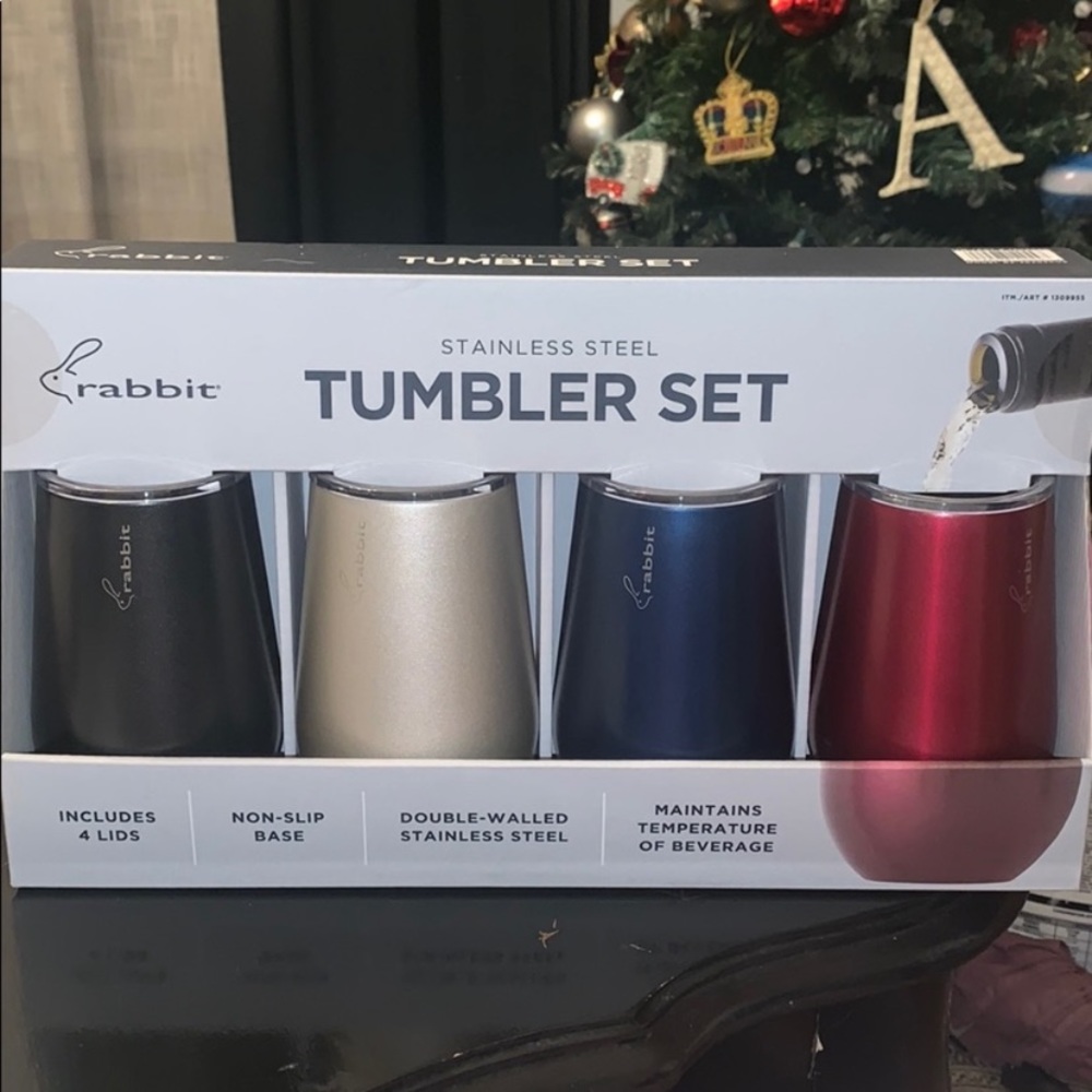 Rabbit Tumbler set of 4